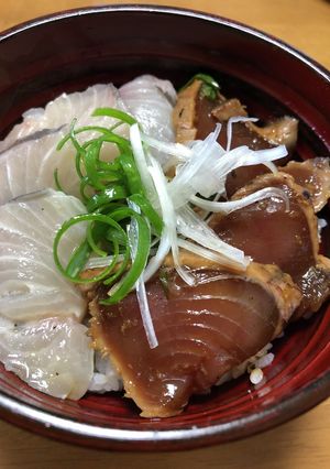 紅白祝い丼-レシピのメイン写真