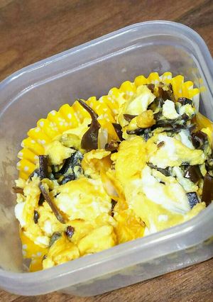 お弁当用　中華　キクラゲ玉子　炒め-レシピのメイン写真