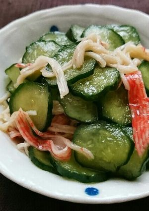 きゅうりとカニカマのポン酢和え-レシピのメイン写真