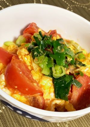 混ぜるだけ！卵とトマトの中華風炒め-レシピのメイン写真