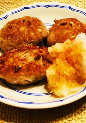 れんこんハンバーグ-レシピのメイン写真