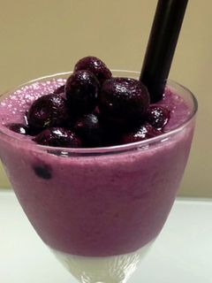 濃厚*ブルーベリーヨーグルトスムージー*-レシピのメイン写真
