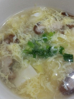ふわふわたまごの中華スープ-レシピのメイン写真