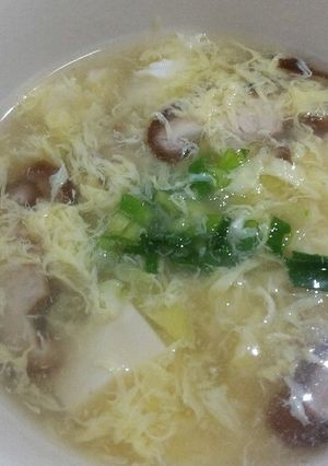 ふわふわたまごの中華スープ-レシピのメイン写真