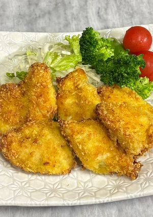 ササミのカレー黄金焼き・ノンフライヤー-レシピのメイン写真