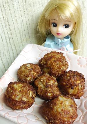 リカちゃん♡新たまねぎ入ふわふわ肉団子-レシピのメイン写真