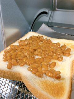 美味しいの!?納豆トースト-レシピのメイン写真