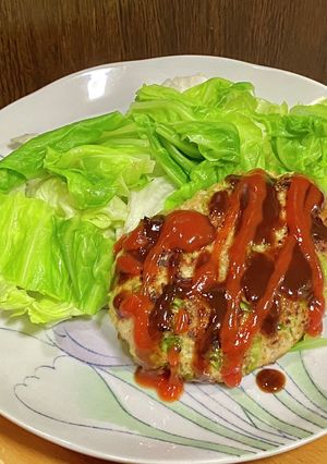 春キャベツたっぷりのハンバーグ-レシピのメイン写真