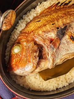 ストウブで炊く 鯛めし-レシピのメイン写真