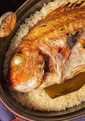 ストウブで炊く 鯛めし-レシピのメイン写真