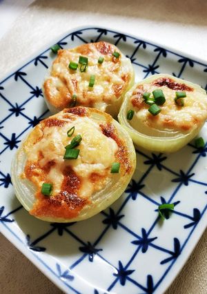 新玉ねぎの明太マヨ焼き トースター-レシピのメイン写真