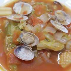 รูปของ まろやか味☆海鮮と野菜の具沢山スープ