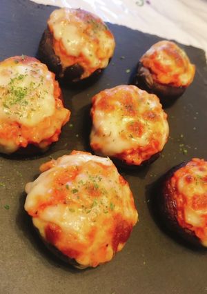 ピザ風しいたけチーズ-レシピのメイン写真
