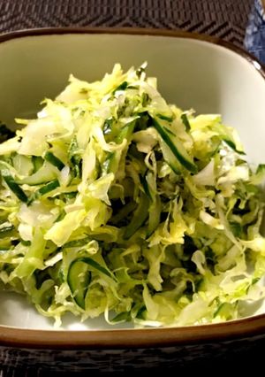 キャベツと胡瓜と大葉のさっぱりサラダ-レシピのメイン写真