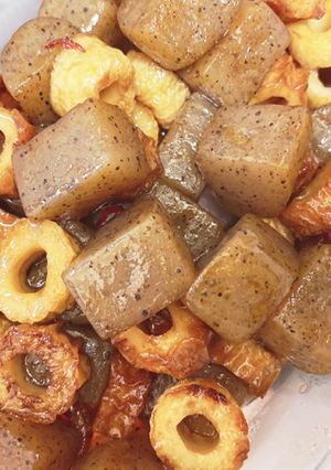 簡単！こんにゃくとちくわのピリ辛煮！-レシピのメイン写真