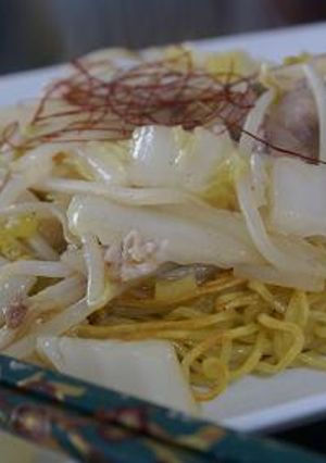 カリっともちっと。。あんかけ焼きソバ-レシピのメイン写真