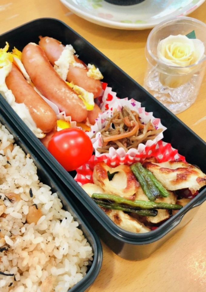 簡単お弁当♪ちくわとインゲンの炒めもの☆-レシピのメイン写真