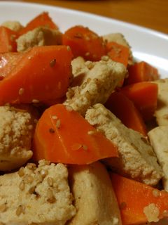 高野豆腐と人参の炒め煮♪-レシピのメイン写真