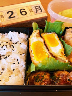 2021.4/26 中学生男子お弁当-レシピのメイン写真
