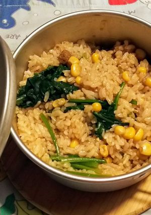 災害食用 カップ麵スープで雑炊-レシピのメイン写真