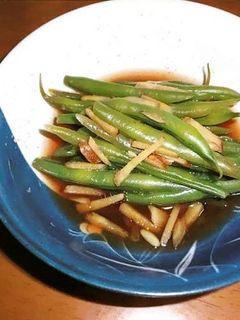 いんげんの生姜醤油煮-レシピのメイン写真