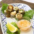 アジアン風 アジの大葉チーズロール