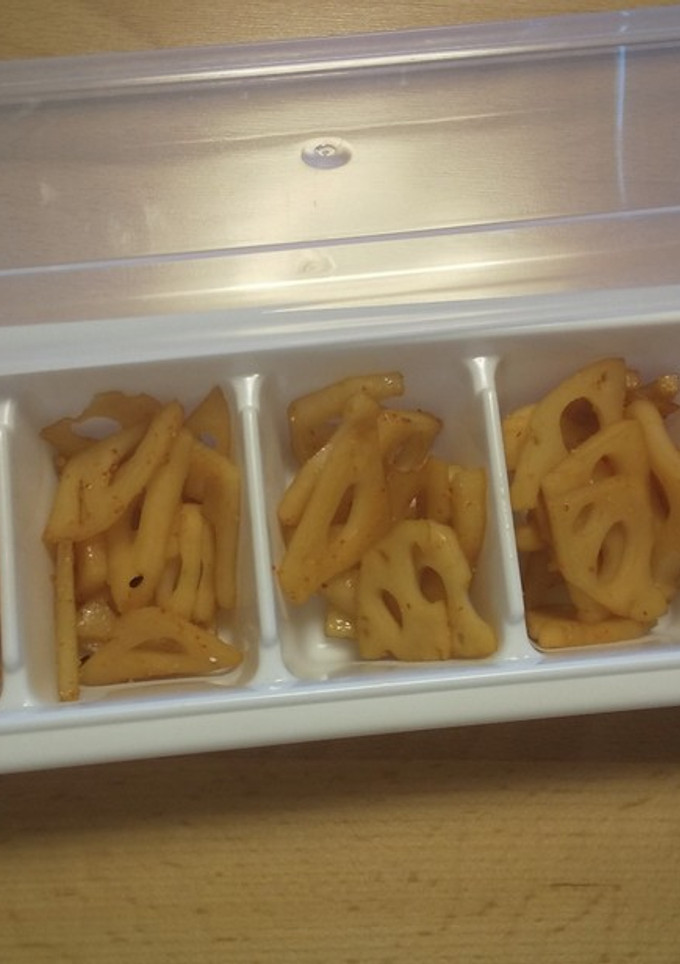 簡単！れんこんきんぴら(お弁当用)-レシピのメイン写真