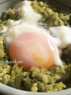 餃子の具でどんぶり-レシピのメイン写真