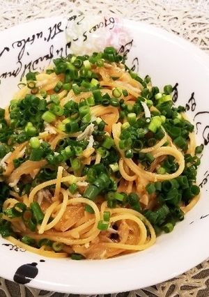 しらすとニンニクのバター醤油パスタ-レシピのメイン写真