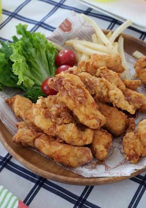 鶏むね肉のスティック唐揚げ-レシピのメイン写真