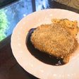 ビフカツ リヨネーズポテト添え