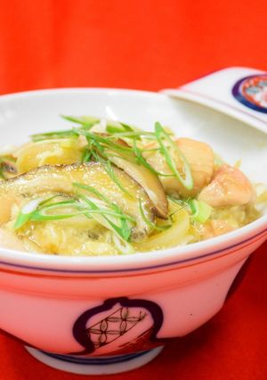 乾しいたけの親子丼-レシピのメイン写真