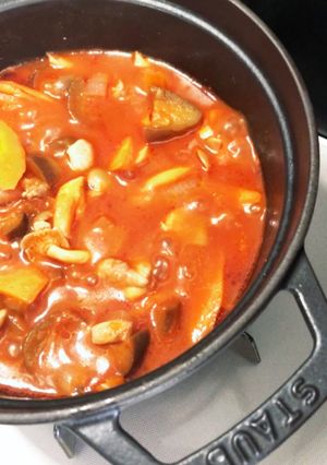 超簡単☆チキンの無水トマト煮込み-レシピのメイン写真
