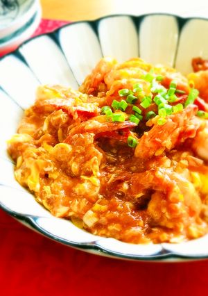 子供も喜ぶ★とろ～り卵のエビチリ-レシピのメイン写真