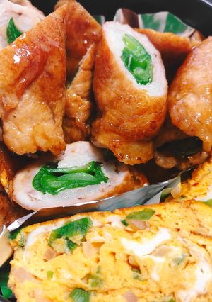 お弁当に!豚ロース肉のにら巻き-レシピのメイン写真