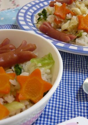 ☆パパと一緒♪柔らかお子様チャーハン☆-レシピのメイン写真