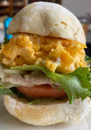 JK考案酒かすバンズの甘酒ポークバーガー-レシピのメイン写真