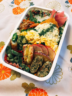 パートナーお弁当♡アジフライ弁当♡-レシピのメイン写真