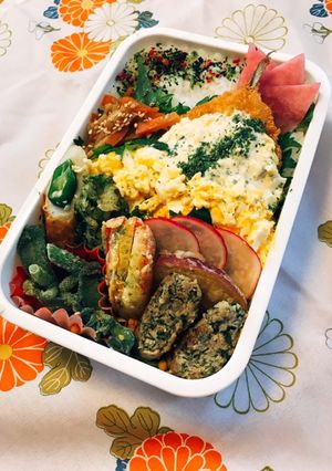 パートナーお弁当♡アジフライ弁当♡-レシピのメイン写真