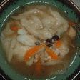 すいとん(ひっつみ)=サバ缶のダシ=