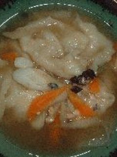 すいとん(ひっつみ)=サバ缶のダシ=-レシピのメイン写真