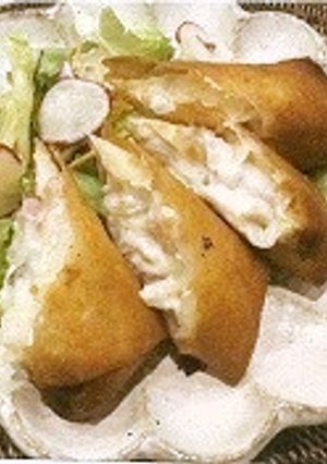 キノコグラタンのカリトロ春巻き-レシピのメイン写真