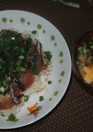 まぐろのヅケ丼-レシピのメイン写真