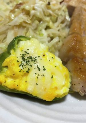 ピーマンカップ-レシピのメイン写真