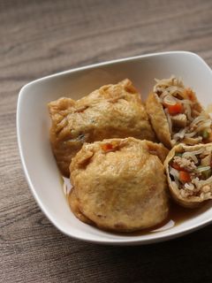 あっさり美味しくヘルシー♪白滝の巾着煮-レシピのメイン写真