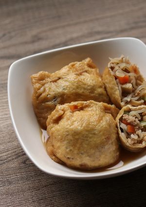 あっさり美味しくヘルシー♪白滝の巾着煮-レシピのメイン写真