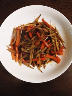 簡単☆きんぴらごぼう-レシピのメイン写真