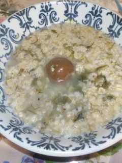 レンジで!オートミールの梅干し粥風-レシピのメイン写真