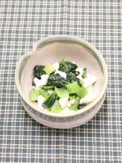 【離乳食完了期】豆腐と青菜の炒め煮-レシピのメイン写真