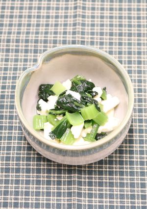 【離乳食完了期】豆腐と青菜の炒め煮-レシピのメイン写真
